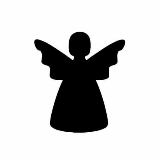 Christmas Angel Precut Glass Shape - COE 90