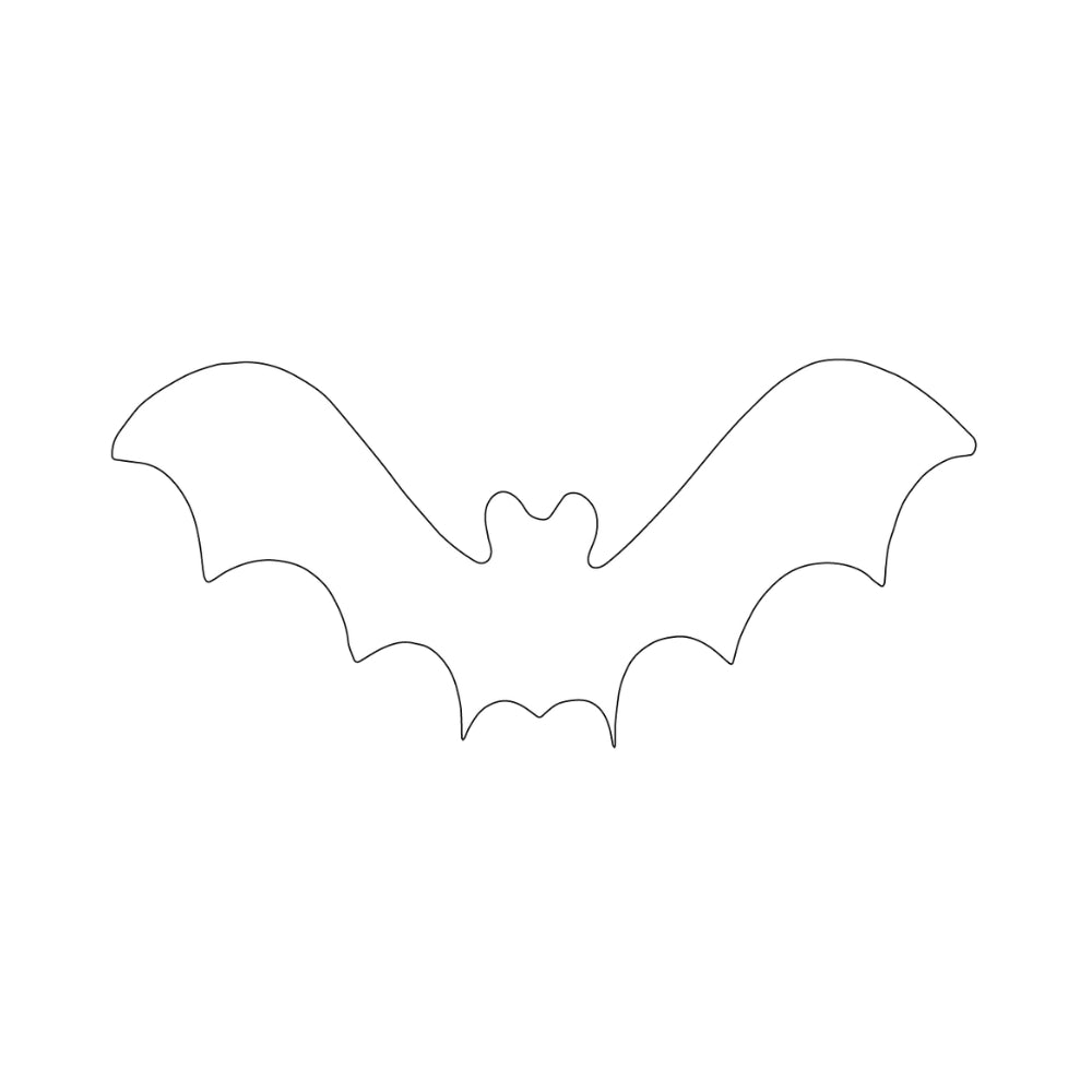 Bat Shape Precut Glass Shape - COE 96