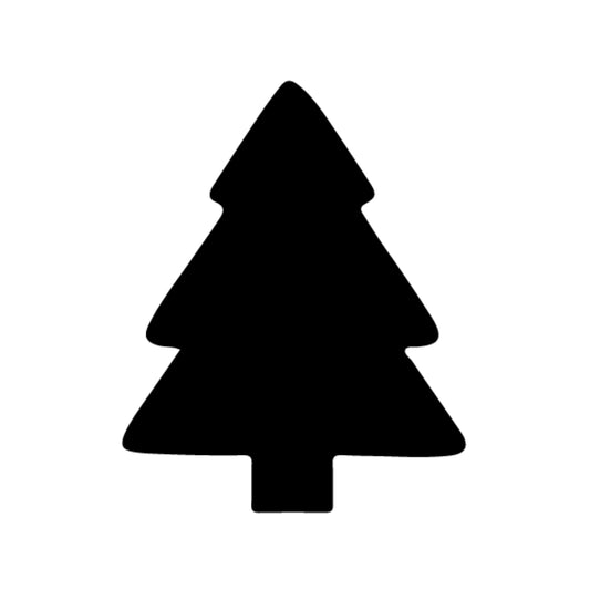 Precut glass shape of a christmas tree #1