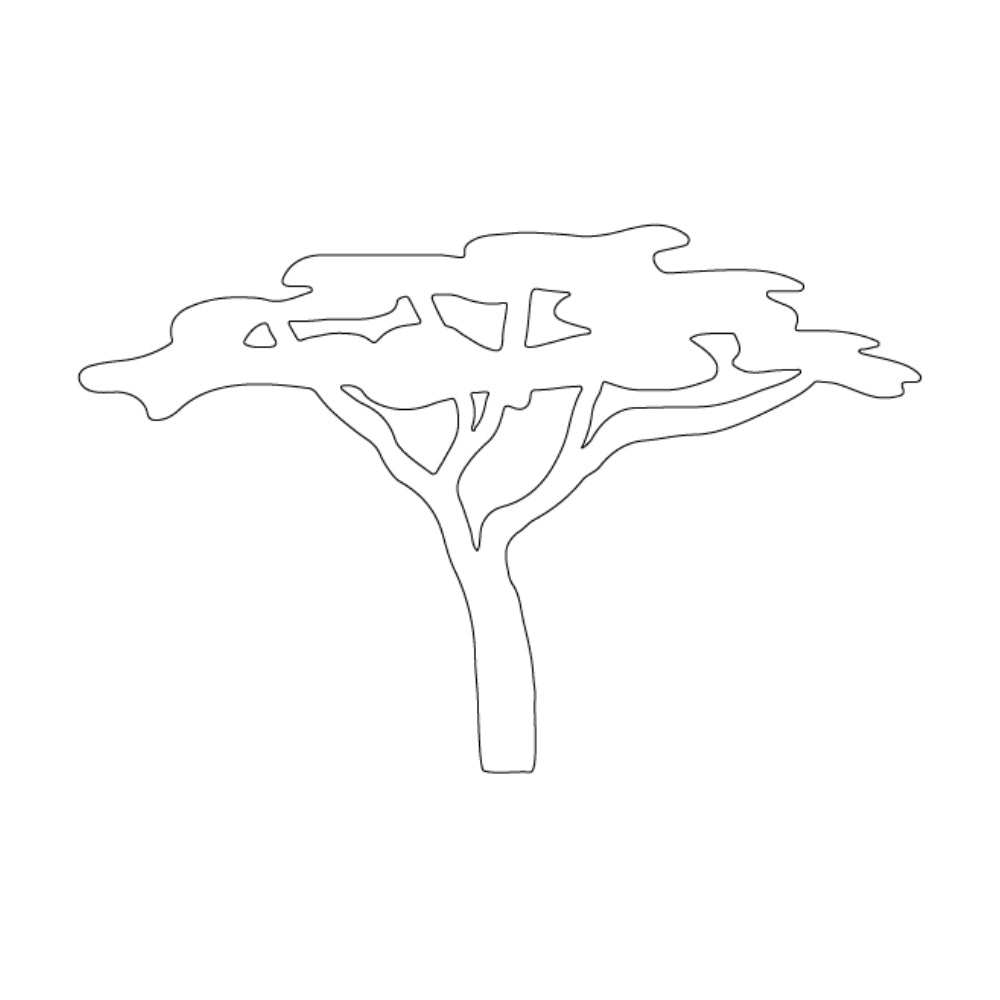 Precut Glass Shape - Tree - COE 96