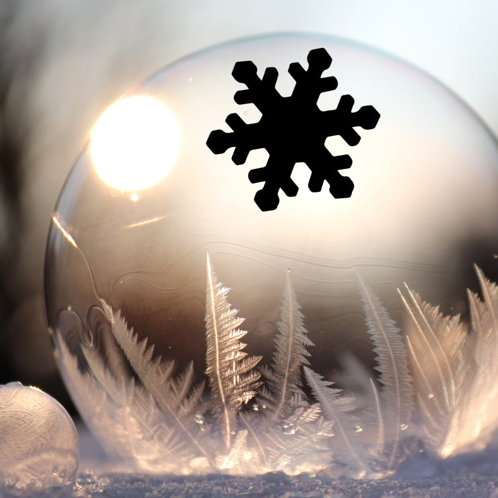 glass snowflake precuts