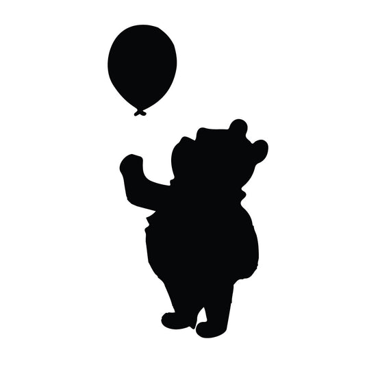 Precut glass shape of a cute bear in Bullseye COE 90 glass