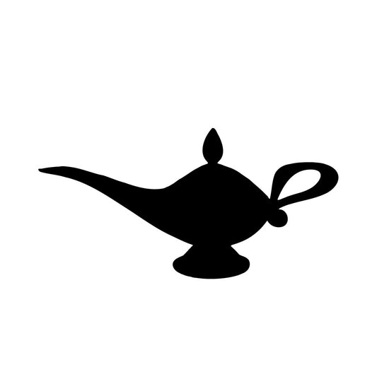 Genie Lamp Precut – COE 96 Oceanside Glass Magical Accent